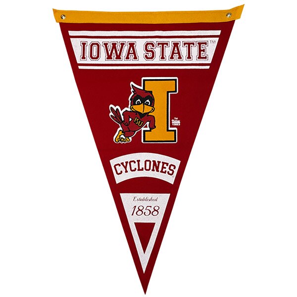 Vintage Leaning Cy Vertical Pennant